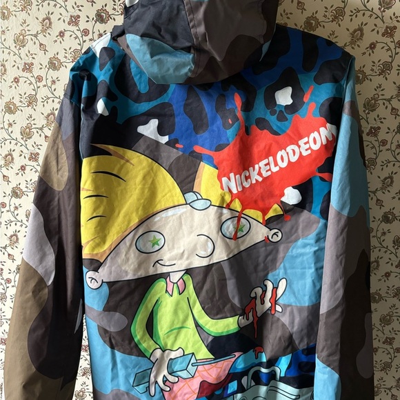 Members Only x Nickelodeon - windbreaker hoodies - streetwear size Medium - Picture 4 of 6